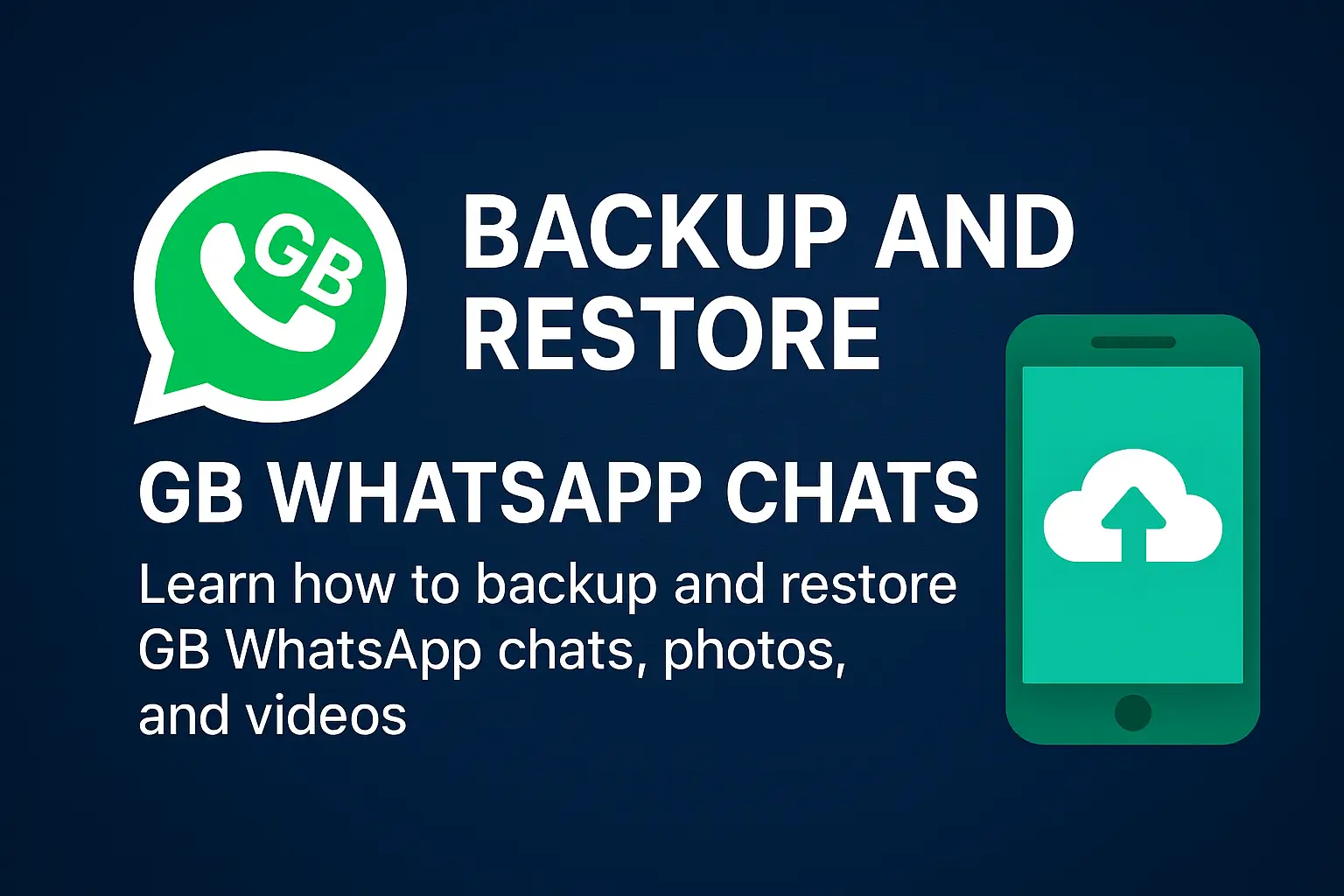 Backup and Restore GB WhatsApp Chats